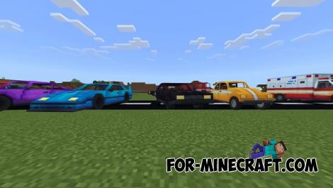 Vehicles Addon for Minecraft Bedrock 1.21
